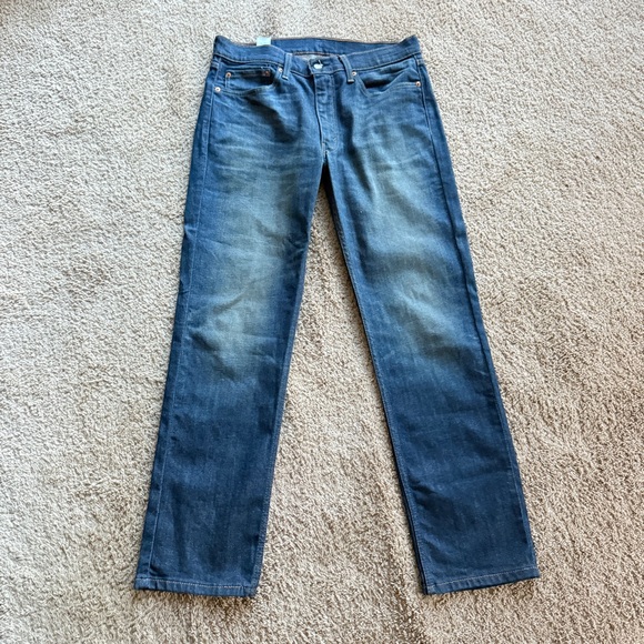 Levi’s 514 Straight Leg Jeans Men’s W34 L32 Medium Wash Denim - Picture 1 of 14